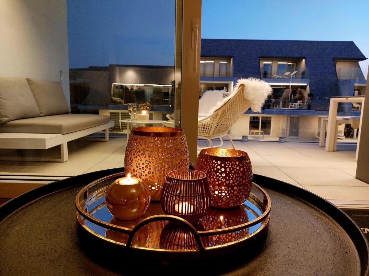 Villa Creole 0308 Luxe Appartement Met Verwarmd Zwembad Nieuwpoort Jachthaven Exterior photo